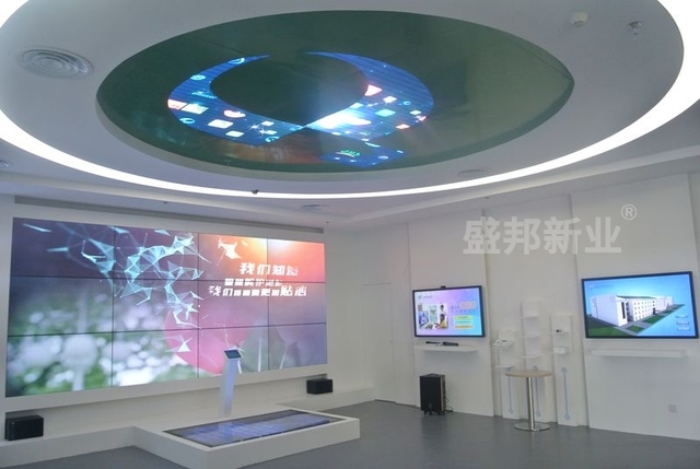 乐普医疗企业展厅_盛邦新业-科技手段展示技术