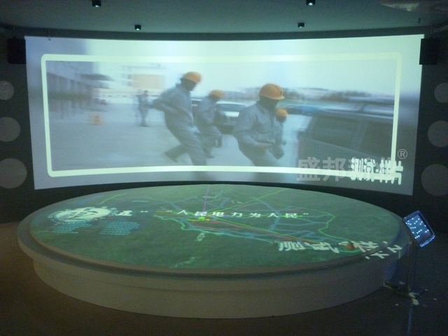 盛邦顺利完成鄂尔多斯鄂前旗电力局展厅设计施工一体化工程