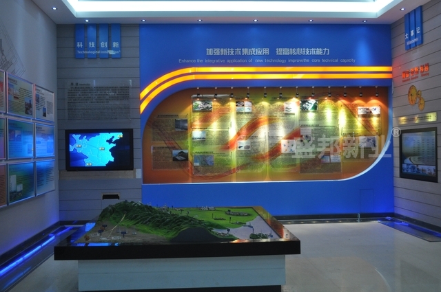 盛邦中石油系统又一力作-廊坊中石油穿越公司企业展厅
